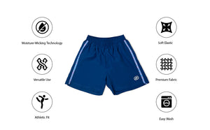 Solid Shorts with stylish strip