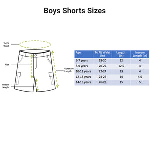Solid Shorts with digital strip