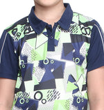 Load image into Gallery viewer, Geometric Polo T-shirt
