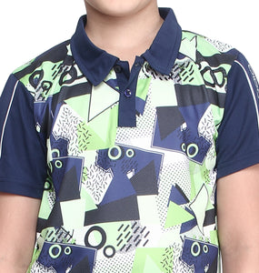 Geometric Polo T-shirt
